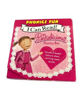 Pinkalicious Phonics Box I Can Read Book Set 12 New